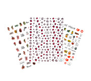 Samolepky a vodolepky na nehty pro kreativní nail art