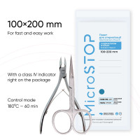Microstop Sterilizační-kraftové sáčky 100x200mm