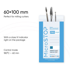 Microstop Sterilizační-kraftové sáčky Průhledné 60x100mm