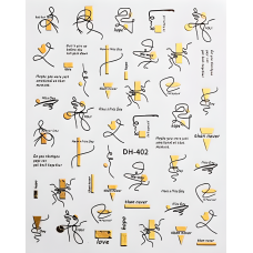 Samolepky DH-402