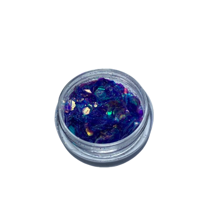 Šestihranky S Třpytky, Modré