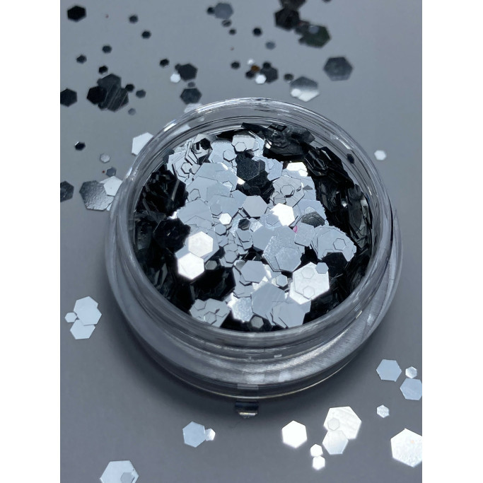 Šestihranky S Třpytky, Stříbné